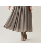 【自由区/JIYU-KU】の【ウエストゴム・洗える】シアーギャザー スカート モカ|ID: prp329100004529790 ipo3291000000033683623