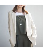 【自由区/JIYU-KU】の【SHIHOさん着用・セットアップ対応・接触冷感・洗える】リネンライクシンセティックキャミ ビスチェ スレート|ID: prp329100004529800 ipo3291000000032026772