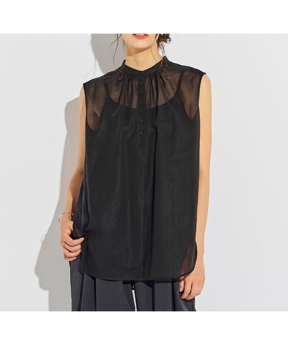 【ベイジ,/BEIGE,】の【WEB限定】ODILON / シアーブラウス インテリア・キッズ・メンズ・レディースファッション・服の通販 founy(ファニー) 　ファッション　Fashion　レディースファッション　Fashion for Women　トップス・カットソー　Cut & Sew Tops　シャツ・ブラウス・オフィスカジュアル　Elegant Blouses & Button-Ups　夏　Summer　春　Spring　S/S・春夏　SS, Spring/Summer, Warm Season　Black|ID: prp329100004529804 ipo3291000000034284602