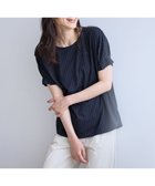 【エニィファム/any FAM】の【洗濯機可】タックスリーブドルマンTシャツ ネイビーストライプ|ID: prp329100004529805 ipo3291000000032026794