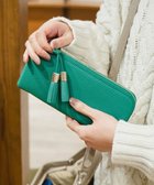 【アトリエヌウ/Atelier nuu】の【長財布/タッセル/本革】loop ロングウォレットS グリーン|ID: prp329100004529816 ipo3291000000032026832
