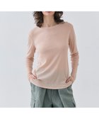 【ベイジ,/BEIGE,】の【洗える】SORE / コットンシアークルーネックカットソー Nude|ID: prp329100004529818 ipo3291000000033630284