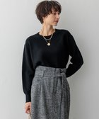 【23区/NIJYUSANKU】の【洗える】ウールカシミヤ クルーネック ニット ブラック系|ID: prp329100004529825 ipo3291000000032026871