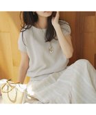 【23区/NIJYUSANKU】の【洗える】コットンアセテート バックボタン ニット ベージュ系|ID: prp329100004529850 ipo3291000000032026953