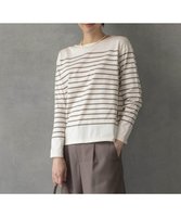 【ジェイ プレス/J.PRESS】のバスクボーダー カットソー 人気、トレンドファッション・服の通販 founy(ファニー) ファッション Fashion レディースファッション WOMEN トップス・カットソー Tops/Tshirt シャツ/ブラウス Shirts/Blouses ロング / Tシャツ T-Shirts カットソー Cut and Sewn カットソー Cut And Sew スリット Slit バスク Basque フェミニン Feminine ボトム Bottom ボーダー Border 無地 Plain Color ヨーク Yoke ロング Long A/W・秋冬 Aw・Autumn/Winter・Fw・Fall-Winter エレガント 上品 Elegant |ID:prp329100004529854