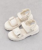 【ブリジット バーキン/Bridget Birkin】の【PARADIS COULEUR】ビジューバックルベルクロスポーツサンダル アイボリーコンビ|ID: prp329100004529877 ipo3291000000032681923