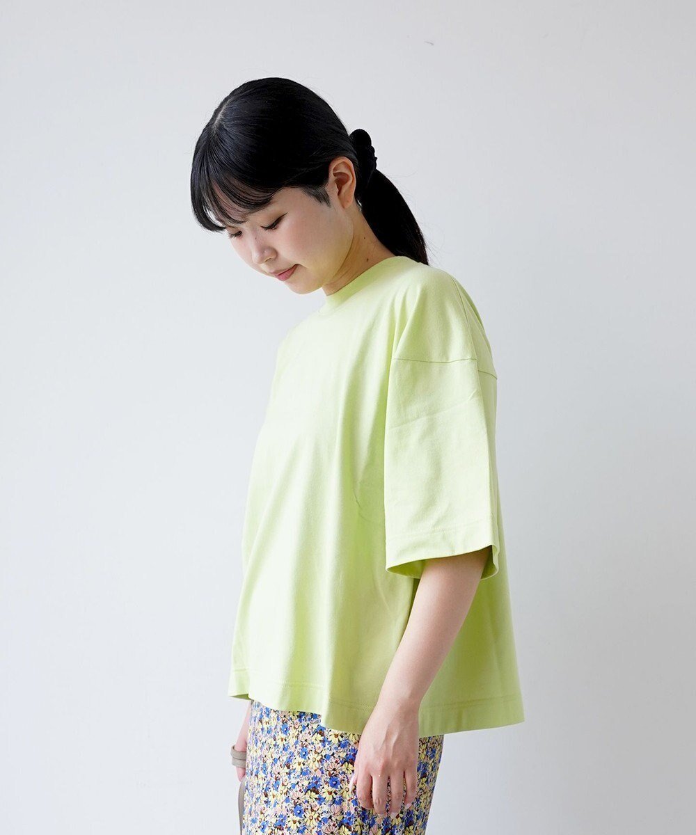 【ハーグ/HAAG】の〈24SS新色登場!〉【スマイルコットン/ソフトタッチ/洗濯機可】FOOTBALL SHIRTS Tシャツ インテリア・キッズ・メンズ・レディースファッション・服の通販 founy(ファニー) 　ファッション　Fashion　レディースファッション　WOMEN　トップス・カットソー　Tops/Tshirt　シャツ/ブラウス　Shirts/Blouses　ロング / Tシャツ　T-Shirts　カットソー　Cut and Sewn　春　Spring　カシミヤ　Cashmere　カットソー　Cut And Sew　吸水　Water Absorption　タンブラー　Tumbler　フォルム　Form　S/S・春夏　Ss・Spring/Summer　夏　Summer　2024年　2024　2024春夏・S/S　Ss,Spring/Summer,2024　ライム|ID: prp329100004529885 ipo3291000000032027100