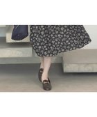 【ジェイ プレス/J.PRESS】の【WEB限定・洗える】ラインフラワープリント タック スカート スレート系|ID: prp329100004529891 ipo3291000000033330987