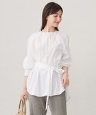 【自由区/JIYU-KU】の【洗える】SOMELOSチュニック ブラウス 人気、トレンドファッション・服の通販 founy(ファニー) ファッション Fashion レディースファッション Fashion for Women トップス・カットソー Cut & Sew Tops シャツ・ブラウス・オフィスカジュアル Elegant Blouses & Button-Ups ストライプ Stripe, Striped Pattern ストレッチ Stretch, Stretchy Fabric チュニック Tunic, Long Top 定番 Standard, Basic Item 洗える Machine Washable 無地 Plain, Solid Color A/W・秋冬 Autumn/Winter thumbnail ホワイト|ID: prp329100004529898 ipo3291000000033689758