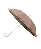 【ムーンバット/MOONBAT】の【晴雨兼用日傘】LANVIN en Bleu (ランバン オン ブルー) 折りたたみ日傘 ドビーフリル 遮光 遮熱 UV ペールピンク(無地)|ID: prp329100004529927 ipo3291000000032027292