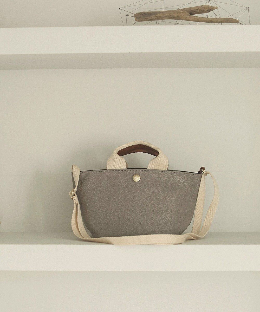 【トプカピ/TOPKAPI】の【Breath TOPKAPI】SCOTCH GRAIN スコッチグレイン プレーン 2way ミニ トートバッグ インテリア・キッズ・メンズ・レディースファッション・服の通販 founy(ファニー) 　ファッション　Fashion　レディースファッション　Fashion for Women　バッグ　Bags　ショルダー　Shoulder, Shoulder Strap　シンプル　Simple, Minimal　トラベル　Travel, Travel Gear　プレーン　Plain, Simple　人気　Popular, Best Seller　ライトグレー|ID: prp329100004529958 ipo3291000000034266701