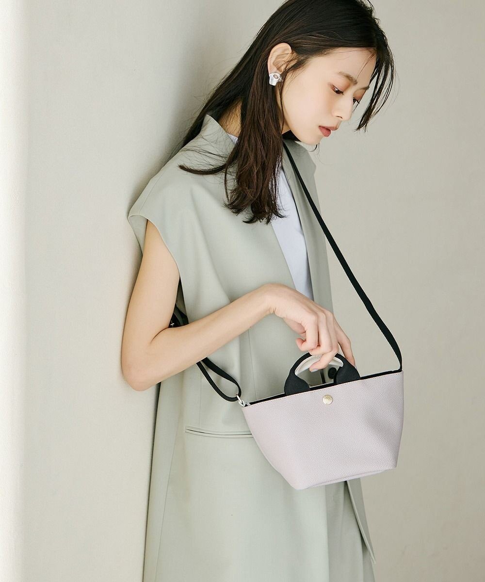 【トプカピ/TOPKAPI】の【Breath TOPKAPI】SCOTCH GRAIN スコッチグレイン プレーン 2way ミニ トートバッグ インテリア・キッズ・メンズ・レディースファッション・服の通販 founy(ファニー) 　ファッション　Fashion　レディースファッション　Fashion for Women　バッグ　Bags　ショルダー　Shoulder, Shoulder Strap　シンプル　Simple, Minimal　トラベル　Travel, Travel Gear　プレーン　Plain, Simple　人気　Popular, Best Seller　サンドグレー|ID: prp329100004529958 ipo3291000000034266704