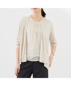 【ジェイ プレス/J.PRESS】のセルロースジャージー ミディ丈 カーディガン ベージュ系|ID: prp329100004529973 ipo3291000000032639570