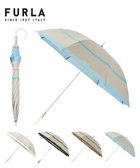 【ムーンバット/MOONBAT】のFURLA 晴雨兼用日傘 長傘 シャンブレー切継 /遮光 遮熱 UV ターコイズ|ID: prp329100004529986 ipo3291000000032027549