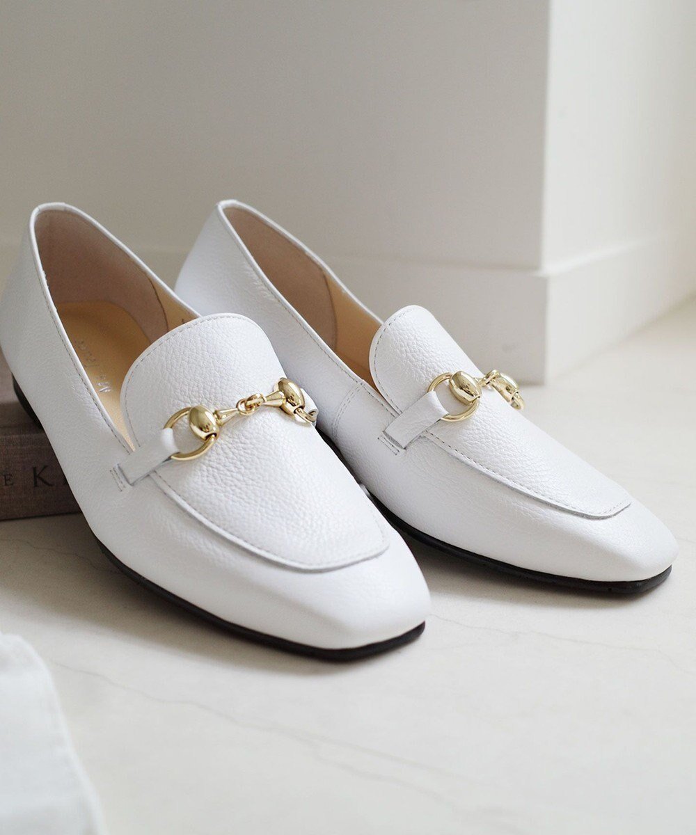 【ポインター/Pointer】の日本製 国産牛革ビット付きローファー インテリア・キッズ・メンズ・レディースファッション・服の通販 founy(ファニー) 　ファッション　Fashion　レディースファッション　Fashion for Women　インソール　Shoe Insole　抗菌　Antibacterial, Bacteria-Resistant　シューズ　Shoes, Footwear　トレンド　Trend, Trending Now　ヒョウ　Leopard, Animal Print　フィット　Fit, Slim Fit　フォルム　Silhouette, Form　フラット　Flat, Flat Shoes　ベーシック　Basic, Essential　A/W・秋冬　Autumn/Winter　S/S・春夏　SS, Spring/Summer, Warm Season　日本製　Made In Japan　夏　Summer　ホワイト|ID: prp329100004529996 ipo3291000000036278506