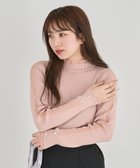 【グリーンパークス/Green Parks】の・swing by シフォンフリルリブハイネック Pink|ID: prp329100004530013 ipo3291000000032068752
