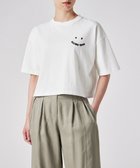 【ポール スミス/Paul Smith】のHappy クロップド 半袖Tシャツ オフホワイト|ID: prp329100004530074 ipo3291000000032027917
