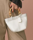 【23区/NIJYUSANKU】のバンブーハンドル ミニ ショルダーバッグ アイボリー系|ID: prp329100004530110 ipo3291000000032028065