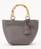 【23区/NIJYUSANKU】のバンブーハンドル ミニ ショルダーバッグ グレー系|ID: prp329100004530110 ipo3291000000032028068