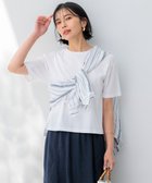 【23区/NIJYUSANKU】の【GLOW8月号掲載/接触冷感】半袖 クロップド IT TEE ホワイト系|ID: prp329100004530164 ipo3291000000032028284