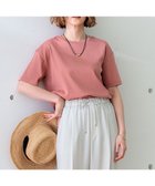 【23区/NIJYUSANKU】の【GLOW8月号掲載/接触冷感】半袖 クロップド IT TEE テラコッタピンク系|ID: prp329100004530164 ipo3291000000032028285
