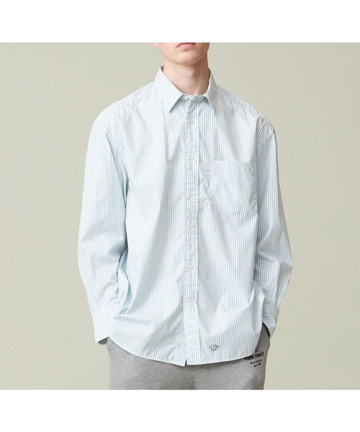 【ジェイプレスヨークストリート/J.PRESS YORK STREET】の【UNISEX】タイプライターストライプ シャツ インテリア・キッズ・メンズ・レディースファッション・服の通販 founy(ファニー) https://founy.com/ ファッション Fashion レディースファッション WOMEN トップス・カットソー Tops/Tshirt シャツ/ブラウス Shirts/Blouses ユニセックス Unisex おすすめ Recommend インナー Inner ショルダー Shoulder ストライプ Stripe タイプライター Typewriter ドロップ Drop フロント Front ベーシック Basic 定番 Standard A/W・秋冬 Aw・Autumn/Winter・Fw・Fall-Winter |ID: prp329100004530206 ipo3291000000032028450