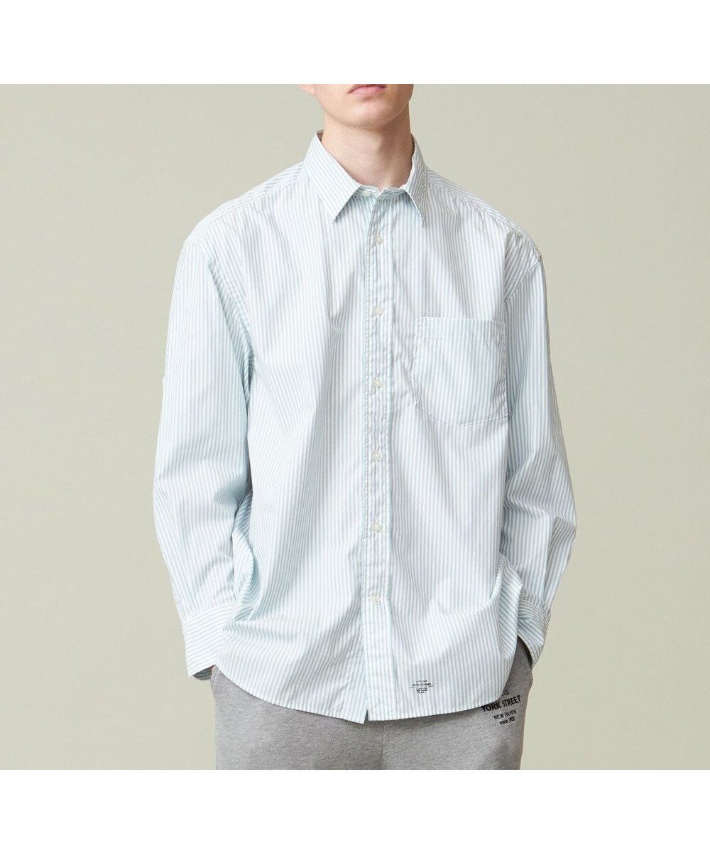 【ジェイプレスヨークストリート/J.PRESS YORK STREET】の【UNISEX】タイプライターストライプ シャツ 人気、トレンドファッション・服の通販 founy(ファニー) 　ファッション　Fashion　レディースファッション　WOMEN　トップス・カットソー　Tops/Tshirt　シャツ/ブラウス　Shirts/Blouses　ユニセックス　Unisex　おすすめ　Recommend　インナー　Inner　ショルダー　Shoulder　ストライプ　Stripe　タイプライター　Typewriter　ドロップ　Drop　フロント　Front　ベーシック　Basic　定番　Standard　A/W・秋冬　Aw・Autumn/Winter・Fw・Fall-Winter　 other-1|ID: prp329100004530206 ipo3291000000032028450