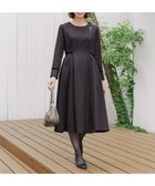 【ティアクラッセ/Tiaclasse】の【安田美沙子さん着用・新色追加・洗える】ベロアラインフレアワンピース 人気、トレンドファッション・服の通販 founy(ファニー) ファッション Fashion レディースファッション Fashion for Women ワンピース Dresses アクセサリー Fashion Accessories 洗える Machine Washable シューズ Shoes, Footwear ダブル Double, Double-Breasted チュニック Tunic, Long Top フレア Flare, Flared ベロア Velour, Soft Velvet ポケット Pocket, Pocket Detail モノトーン Monotone, Black and White ラウンド Round, Round Neck A/W・秋冬 Autumn/Winter 再入荷 Restock / Back in Stock エレガント 上品 Elegant 入学式 Entrance Ceremony 新作・新入荷 New Arrivals / New In thumbnail チャコールグレー|ID: prp329100004530233 ipo3291000000034134681