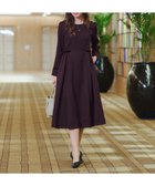 【ティアクラッセ/Tiaclasse】の【安田美沙子さん着用・新色追加・洗える】ベロアラインフレアワンピース 人気、トレンドファッション・服の通販 founy(ファニー) ファッション Fashion レディースファッション Fashion for Women ワンピース Dresses アクセサリー Fashion Accessories 洗える Machine Washable シューズ Shoes, Footwear ダブル Double, Double-Breasted チュニック Tunic, Long Top フレア Flare, Flared ベロア Velour, Soft Velvet ポケット Pocket, Pocket Detail モノトーン Monotone, Black and White ラウンド Round, Round Neck A/W・秋冬 Autumn/Winter 再入荷 Restock / Back in Stock エレガント 上品 Elegant 入学式 Entrance Ceremony 新作・新入荷 New Arrivals / New In thumbnail ボルドー|ID: prp329100004530233 ipo3291000000034134682