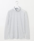 【23区 ゴルフ/NIJYUSANKU GOLF】の【WOMEN】50dカノコボーダー インナーシャツ ライトグレー系1|ID: prp329100004530255 ipo3291000000032028652
