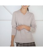 【ジェイ プレス/J.PRESS】のCLEAR LIGHT WOOL Vネック ニット ベージュ系|ID: prp329100004530261 ipo3291000000032028667