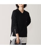 【ジェイ プレス/J.PRESS】のCLEAR LIGHT WOOL Vネック ニット ブラック系|ID: prp329100004530261 ipo3291000000032028670
