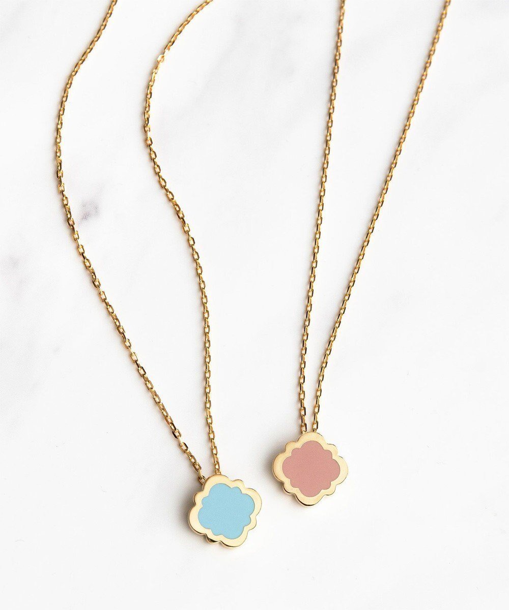 【トッカ/TOCCA】のCOLOR OF CLOVER NECKLACE ネックレス インテリア・キッズ・メンズ・レディースファッション・服の通販 founy(ファニー) 　ファッション　Fashion　レディースファッション　WOMEN　ジュエリー　Jewelry　ネックレス　Necklaces　アクセサリー　Accessories　シンプル　Simple　チェーン　Chain　ネックレス　Necklace　ポーチ　Pouch　モチーフ　Motif　ピンク系|ID: prp329100004530271 ipo3291000000032028710