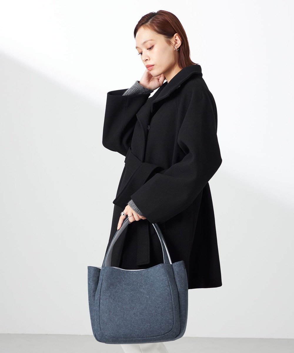 【イザック/Y'SACCS】のフェルトトート Mサイズ インテリア・キッズ・メンズ・レディースファッション・服の通販 founy(ファニー) ファッション Fashion レディースファッション Fashion for Women バッグ Bags イエロー Yellow スマート Smart, Elegant フェルト Felt, Felt Fabric ボンディング Bonding, Bonded Fabric ポケット Pocket, Pocket Detail マグネット Magnet, Magnetic Closure エレガント 上品 Elegant 人気 Popular, Best Seller 定番 Standard, Basic Item A/W・秋冬 Autumn/Winter 軽量 Lightweight, Ultra Light ダークグレー|ID: prp329100004530274 ipo3291000000033714945