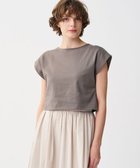 【アンクレイヴ/uncrave】の【洗濯機洗い可】プレーンストレッチ ショートトップス トープ|ID: prp329100004530279 ipo3291000000032028743