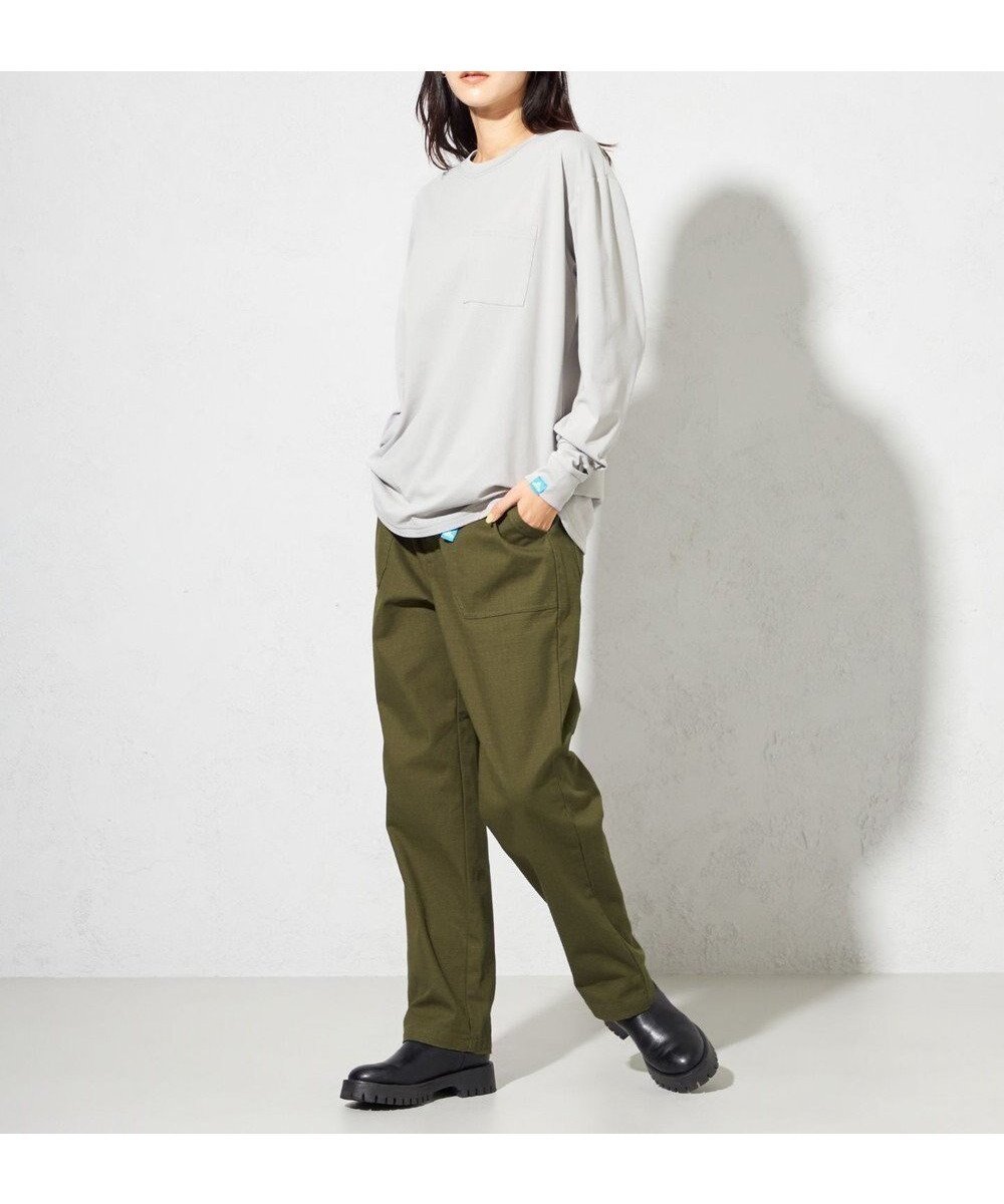 【シェアパーク/SHARE PARK】の【UNISEX】コットンリップベイカーパンツ(S・Mサイズ) インテリア・キッズ・メンズ・レディースファッション・服の通販 founy(ファニー) 　ファッション　Fashion　レディースファッション　WOMEN　パンツ　Pants　ユニセックス　Unisex　カーゴパンツ　Cargo Pants　A/W・秋冬　Aw・Autumn/Winter・Fw・Fall-Winter　オリーブ|ID: prp329100004530292 ipo3291000000032028794