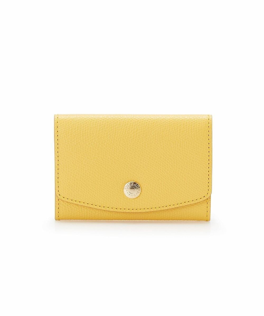 【トプカピ/TOPKAPI】の【TOPKAPI】角シボ型押し・ 名刺入れ COLORATO コロラート インテリア・キッズ・メンズ・レディースファッション・服の通販 founy(ファニー) 　ファッション　Fashion　レディースファッション　Fashion for Women　ミニ財布・二つ折り財布　Wallets & Card Cases　カードケース/名刺入れ　Card Holders & Business Cases　シンプル　Simple, Minimal　財布　Wallet, Purse　ポケット　Pocket, Pocket Detail　メタル　Metal, Metal Parts　おすすめ　Recommended / Our Picks　ギフト プレゼント　Gift / Present　ビジネス 仕事 通勤　Business / Work / Commuting　イエロー|ID: prp329100004530319 ipo3291000000033630687