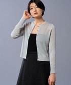 【アンクレイヴ/uncrave】の【手洗い可】ラメ シアー ニット カーディガン(uncrave STANDARD) シルバー|ID: prp329100004530338 ipo3291000000032663040