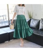 【ティアクラッセ/Tiaclasse】のティアードフレアスカート 人気、トレンドファッション・服の通販 founy(ファニー) ファッション Fashion レディースファッション Fashion for Women スカート Skirts Aライン・フレアスカート A-Line & Flared Skirts アクセサリー Fashion Accessories カットソー Cut and Sewn Top カーディガン Cardigan, Knitwear ギャザー Gathered, Ruffled シンプル Simple, Minimal チュニック Tunic, Long Top ティアードスカート Tiered Skirt, Flounced Skirt フレア Flare, Flared ポケット Pocket, Pocket Detail マキシ Maxi, Full Length ランダム Random, Irregular エレガント 上品 Elegant 再入荷 Restock / Back in Stock 夏 Summer 新作・新入荷 New Arrivals / New In 春 Spring S/S・春夏 SS, Spring/Summer, Warm Season thumbnail グリーン|ID: prp329100004530346 ipo3291000000036293569