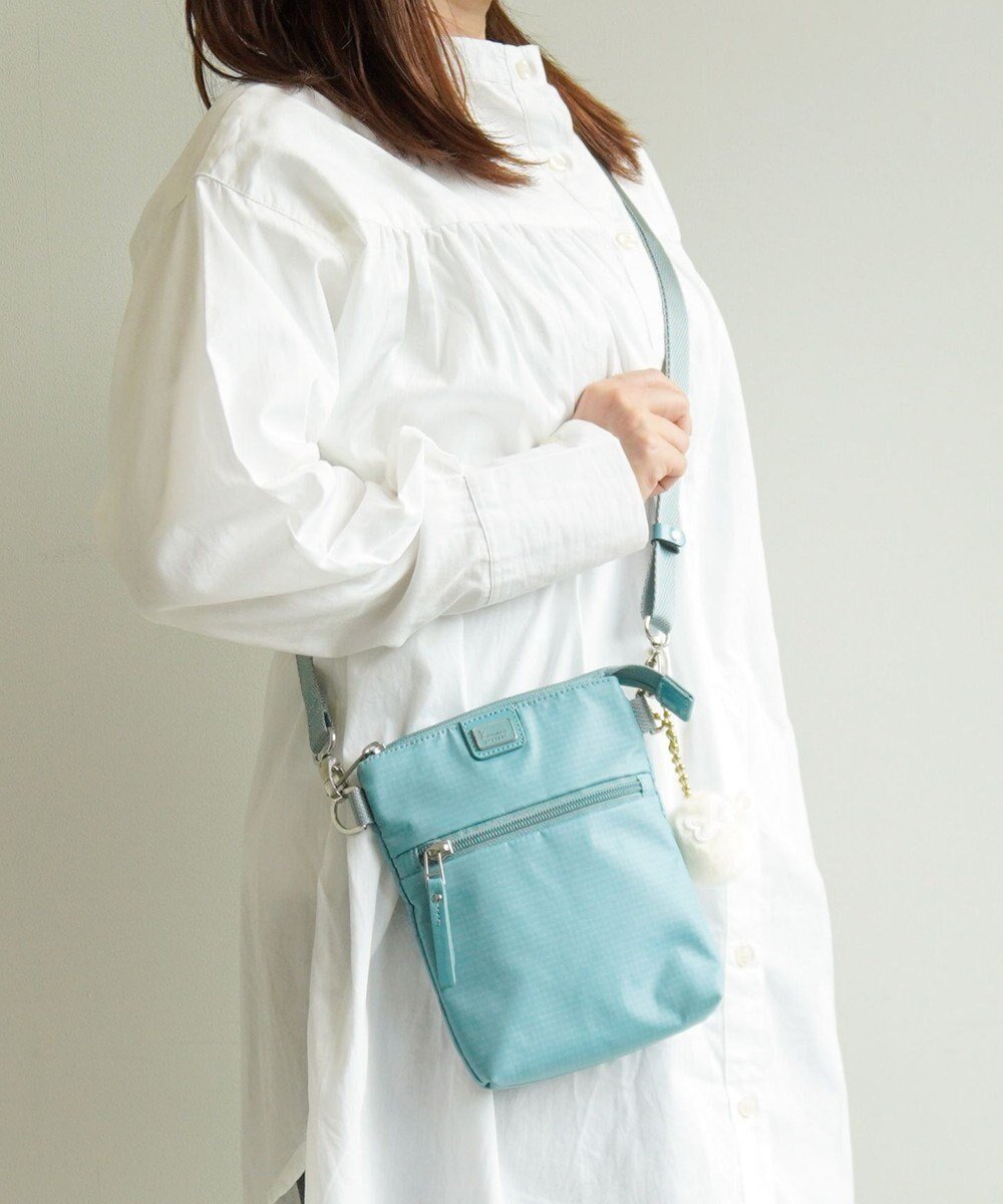 【エースバッグズアンドラゲッジ/ACE BAGS & LUGGAGE】のKanana project COLLECTION VYG ルフレ ショルダーバッグ 68341 カナナプロジェクト コレクション スマホショルダー ポシェット インテリア・キッズ・メンズ・レディースファッション・服の通販 founy(ファニー) 　ファッション　Fashion　レディースファッション　WOMEN　コレクション　Collection　ショルダー　Shoulder　シンプル　Simple　スマホショルダーバッグ　Smartphone Shoulder Bag　トラベル　Travel　トレンド　Trend　フロント　Front　ポケット　Pocket　ポシェット　Pochette　メッシュ　Mesh　エレガント 上品　Elegant　財布　Wallet　軽量　Lightweight　アクアブルー|ID: prp329100004530359 ipo3291000000032029054