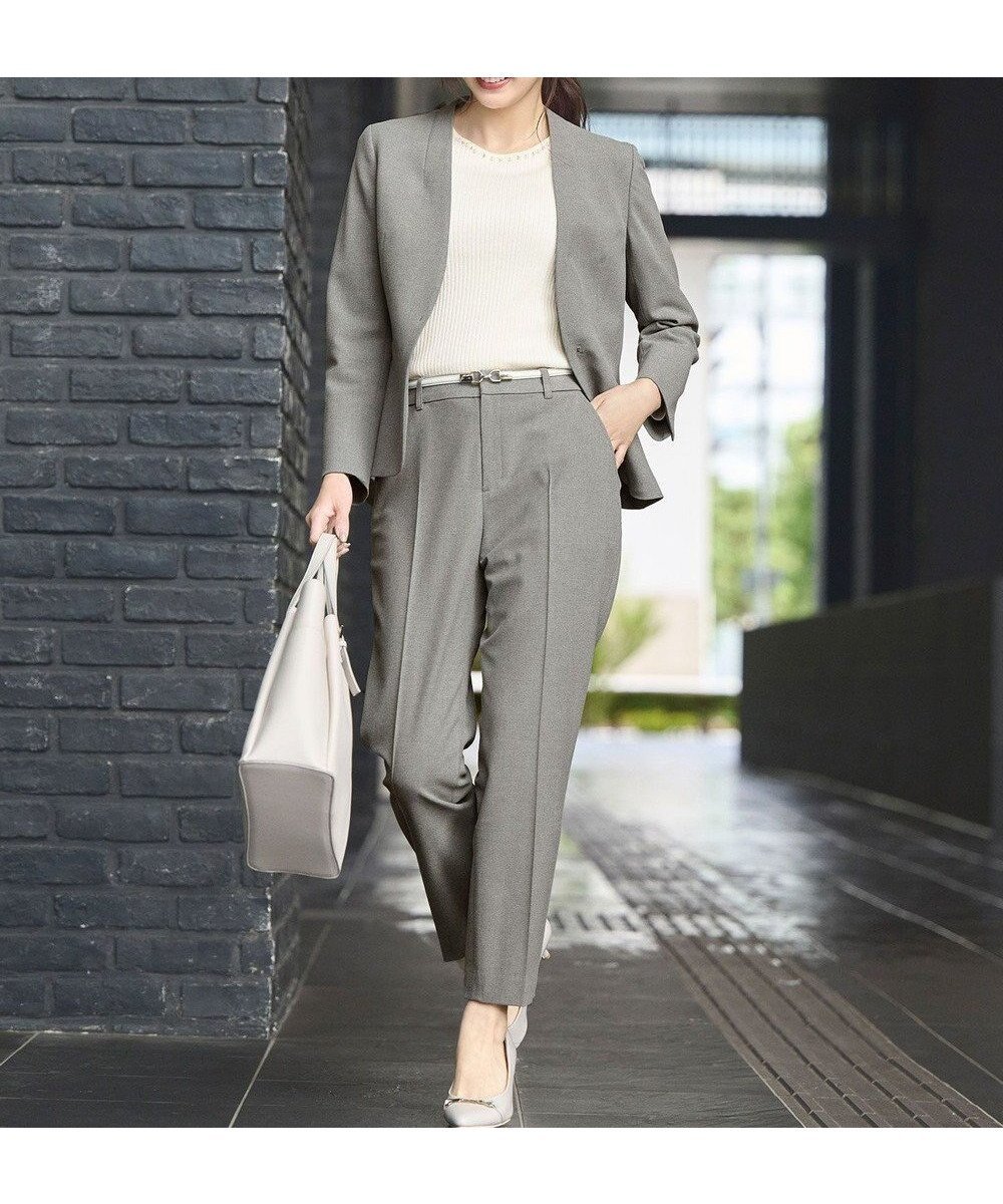 【エニィ スィス/any SiS】の【保温効果/ストレッチ】シリーズ累計13万枚突破!ビューティサーモ テーパードパンツ インテリア・キッズ・メンズ・レディースファッション・服の通販 founy(ファニー)  ファッション Fashion レディースファッション Fashion for Women パンツ Pants & Trousers 今季 This Season, Current Season ストレッチ Stretch, Stretchy Fabric センター Center, Center Line 定番 Standard, Basic Item 人気 Popular, Best Seller A/W・秋冬 Autumn/Winter ライトグレー|ID: prp329100004530387 ipo3291000000034298280