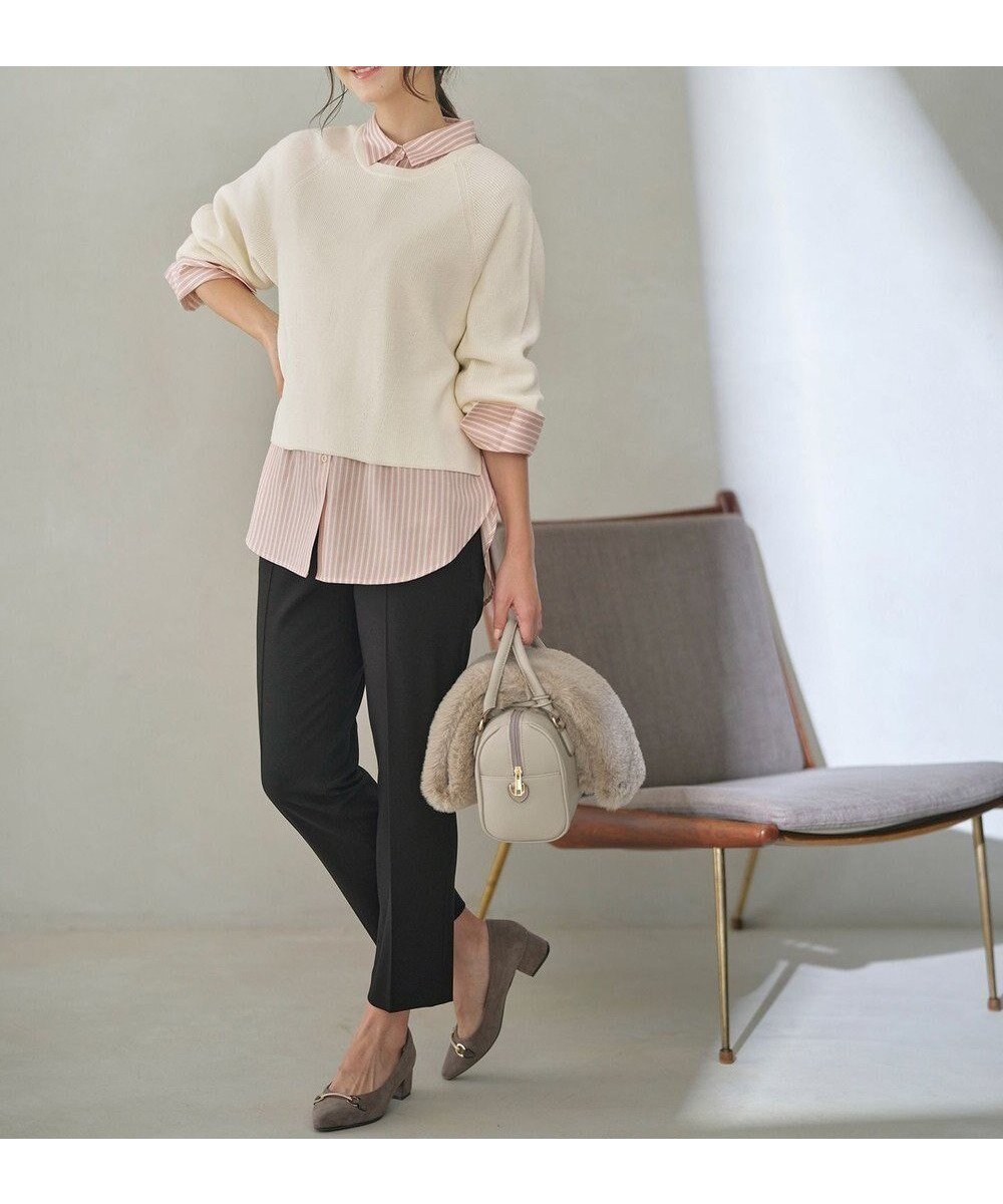 【エニィ スィス/any SiS】の【保温効果/ストレッチ】シリーズ累計13万枚突破!ビューティサーモ テーパードパンツ インテリア・キッズ・メンズ・レディースファッション・服の通販 founy(ファニー)  ファッション Fashion レディースファッション Fashion for Women パンツ Pants & Trousers 今季 This Season, Current Season ストレッチ Stretch, Stretchy Fabric センター Center, Center Line 定番 Standard, Basic Item 人気 Popular, Best Seller A/W・秋冬 Autumn/Winter ブラック|ID: prp329100004530387 ipo3291000000034298285