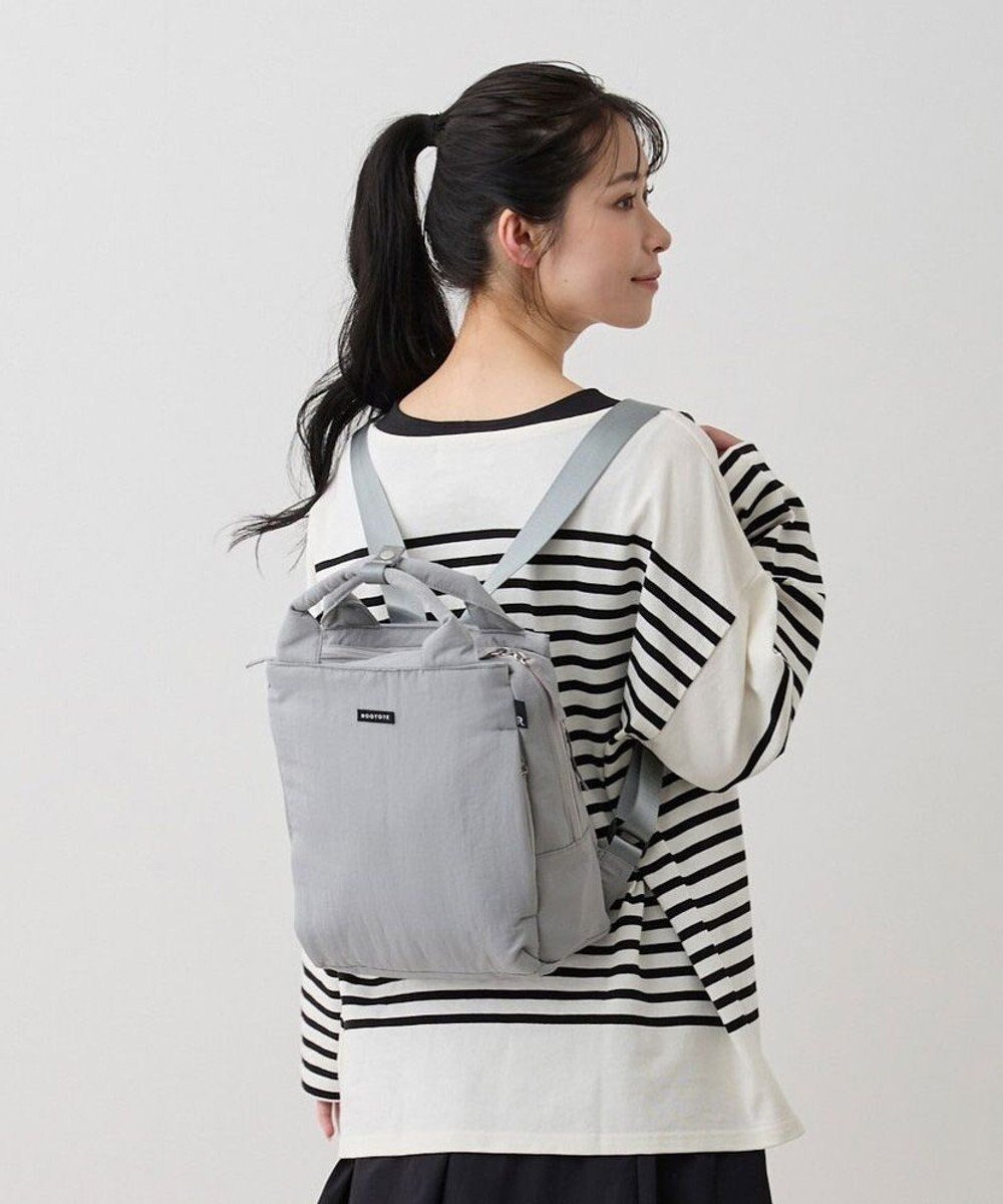 【ルートート/ROOTOTE】の1287【背負えるトート】SN.セオルーミニ.デイトリップ-A インテリア・キッズ・メンズ・レディースファッション・服の通販 founy(ファニー) 　ファッション　Fashion　レディースファッション　Fashion for Women　バッグ　Bags　ウォレット　Wallet　カメラ　Camera Accessories　コンパクト　Compact, Small Size　軽量　Lightweight, Ultra Light　ショルダー　Shoulder, Shoulder Strap　財布　Wallet, Purse　ダブル　Double, Double-Breasted　フィット　Fit, Slim Fit　ポケット　Pocket, Pocket Detail　ポーチ　Pouch, Small Case　リップ　Lip, Lip Motif　リュック　Backpack, Rucksack　旅行　Travel　小旅行　Short Trip　新作・新入荷　New Arrivals / New In　02:ライトグレー|ID: prp329100004530418 ipo3291000000032868996