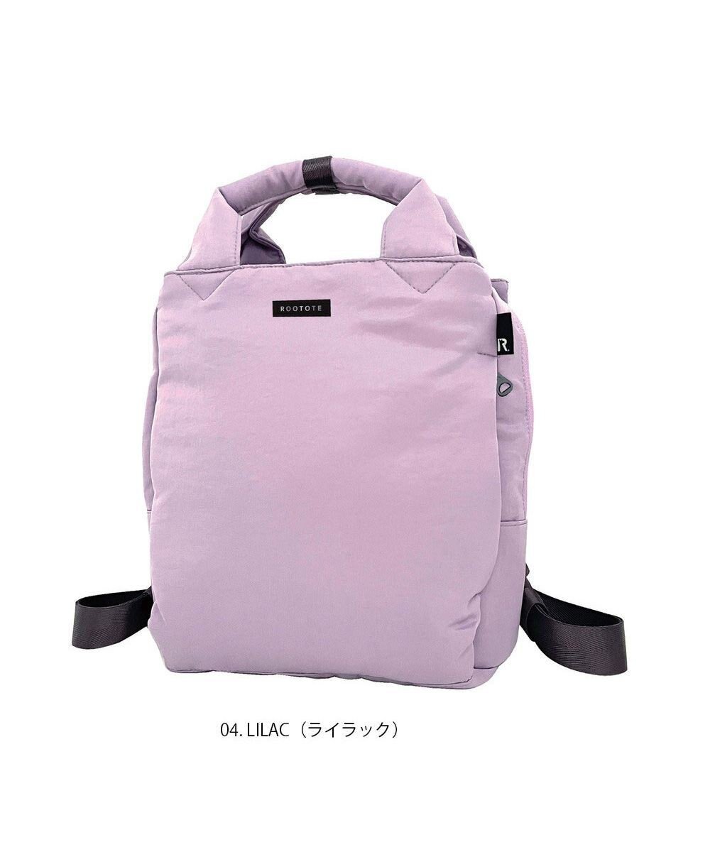 【ルートート/ROOTOTE】の1287【背負えるトート】SN.セオルーミニ.デイトリップ-A インテリア・キッズ・メンズ・レディースファッション・服の通販 founy(ファニー) 　ファッション　Fashion　レディースファッション　Fashion for Women　バッグ　Bags　ウォレット　Wallet　カメラ　Camera Accessories　コンパクト　Compact, Small Size　軽量　Lightweight, Ultra Light　ショルダー　Shoulder, Shoulder Strap　財布　Wallet, Purse　ダブル　Double, Double-Breasted　フィット　Fit, Slim Fit　ポケット　Pocket, Pocket Detail　ポーチ　Pouch, Small Case　リップ　Lip, Lip Motif　リュック　Backpack, Rucksack　旅行　Travel　小旅行　Short Trip　新作・新入荷　New Arrivals / New In　04:ライラック|ID: prp329100004530418 ipo3291000000032869005