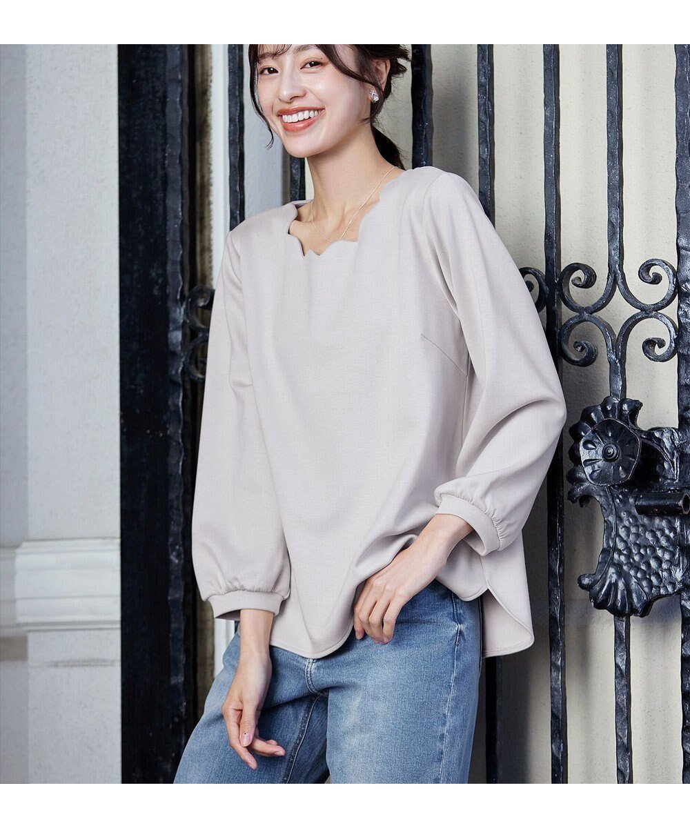 【ティアクラッセ/Tiaclasse】の【洗える】【ふわもち美すふれ】スカラップカットソー インテリア・キッズ・メンズ・レディースファッション・服の通販 founy(ファニー) ファッション Fashion レディースファッション Fashion for Women トップス・カットソー Cut & Sew Tops シャツ・ブラウス・オフィスカジュアル Elegant Blouses & Button-Ups ロングTシャツ・Tシャツ Longline T-Shirts & Tees カットソー・ベーシックTシャツ Cut-and-Sewn Tops / Stretch Tees & Basics ウォッシャブル Machine Washable 春 Spring 洗える Machine Washable 秋 Autumn カットソー Cut and Sewn Top カーディガン Cardigan, Knitwear スカラップ Scallop, Scalloped Edge スリーブ Sleeve, Long Sleeve / Short Sleeve チュニック Tunic, Long Top 長袖 Long Sleeve, Full Sleeve ポケット Pocket, Pocket Detail 無地 Plain, Solid Color 冬 Winter / This Winter A/W・秋冬 Autumn/Winter 再入荷 Restock / Back in Stock エレガント 上品 Elegant 新作・新入荷 New Arrivals / New In エクリュ|ID: prp329100004530448 ipo3291000000033630637