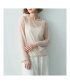 【イェッカ ヴェッカ/YECCA VECCA】のシアーチュールトップス Light Beige|ID: prp329100004530457 ipo3291000000034556628