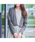 【ティアクラッセ/Tiaclasse】のストレートショートニットボレロ 人気、トレンドファッション・服の通販 founy(ファニー) ファッション Fashion レディースファッション Fashion for Women アウター Coat / Outerwear Collection ボレロ・ショート丈ジャケット / ドレス羽織りに Boleros & Short Jackets トップス・カットソー Cut & Sew Tops ニット Knit Tops & Sweaters ウォッシャブル Machine Washable カーディガン Cardigan, Knitwear コンパクト Compact, Small Size ショート Short, Short Length シンプル Simple, Minimal ストレート Straight, Straight Cut ボレロ Bolero, Short Cardigan ポケット Pocket, Pocket Detail エレガント 上品 Elegant 冬 Winter / This Winter 春 Spring 洗える Machine Washable 秋 Autumn A/W・秋冬 Autumn/Winter 長袖 Long Sleeve, Full Sleeve thumbnail チャコールグレー|ID: prp329100004530476 ipo3291000000036255918