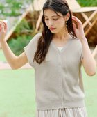 【ティアクラッセ/Tiaclasse】の【洗える】リネンタッチカーディガン アイボリー|ID: prp329100004530482 ipo3291000000032546327