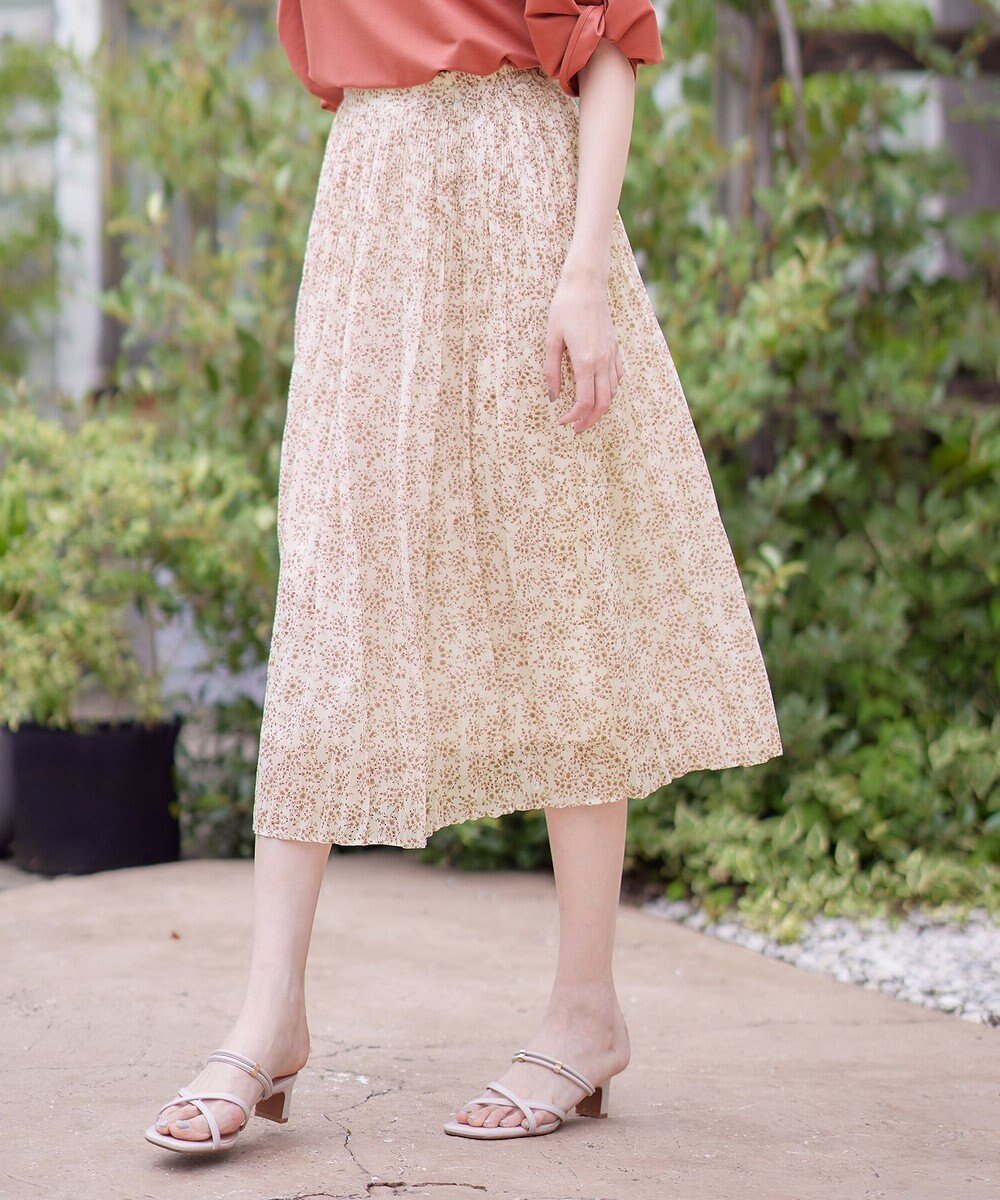 【エニィ スィス/any SiS】の【洗える】クリスタルプリーツフラワー スカート 人気、トレンドファッション・服の通販 founy(ファニー) 　ファッション　Fashion　レディースファッション　WOMEN　スカート　Skirt　エレガント 上品　Elegant　シフォン　Chiffon　プリーツ　Pleats　再入荷　Restock/Back In Stock/Re Arrival　夏　Summer　旅行　Travel　春　Spring　S/S・春夏　Ss・Spring/Summer　洗える　Washable　軽量　Lightweight　 other-1|ID: prp329100004530504 ipo3291000000032029660