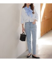 【アンフィーロ 自由区/UNFILO】の【撥水/ストレッチ】センタープレステーパードデニム 人気、トレンドファッション・服の通販 founy(ファニー) ファッション Fashion レディースファッション WOMEN パンツ Pants デニムパンツ Denim Pants 春 Spring シューズ Shoes ストレッチ Stretch センター Center 雑誌 Magazine デニム Denim バランス Balance フラット Flat S/S・春夏 Ss・Spring/Summer 再入荷 Restock/Back In Stock/Re Arrival 夏 Summer エレガント 上品 Elegant |ID:prp329100004530560